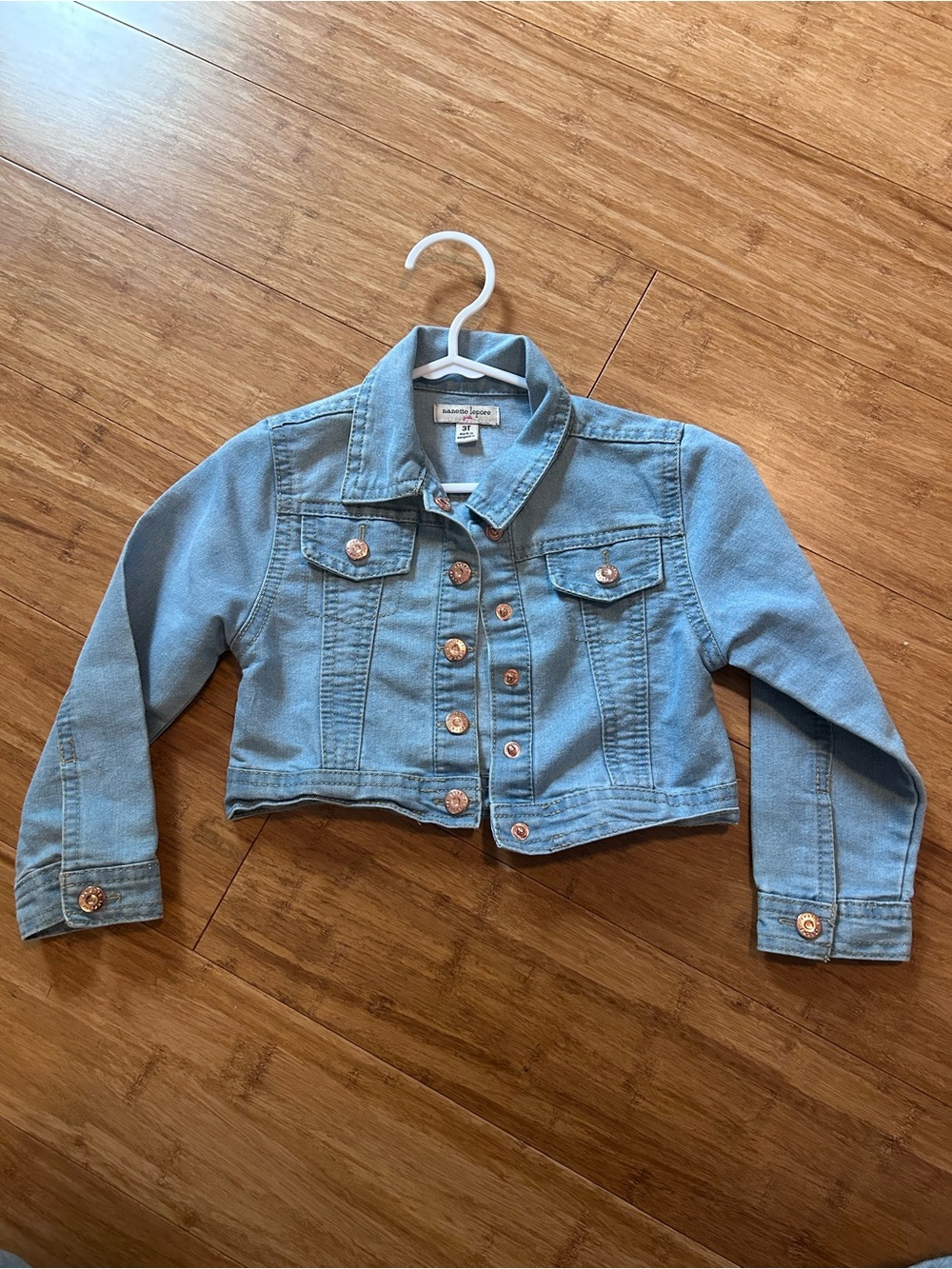 3T Cropped Denim Jacket for Kids